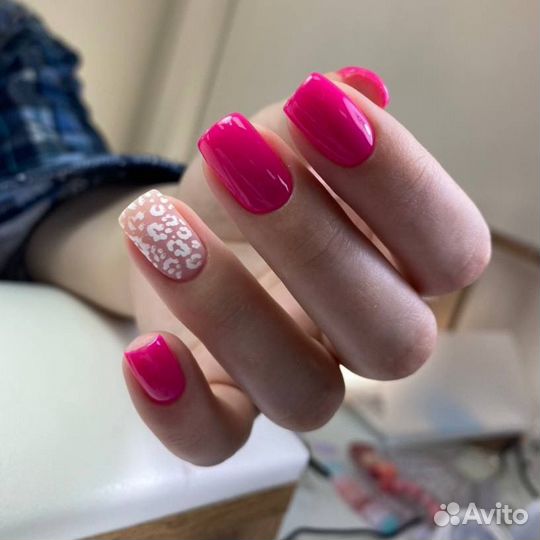 Маникюр с покрытием гель лак моделирование ногтей