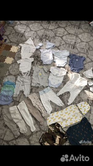 Вещи пакетом на мальчика 62 68 фирменные