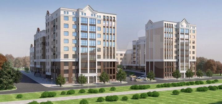 2-к. квартира, 58,4 м², 2/8 эт.