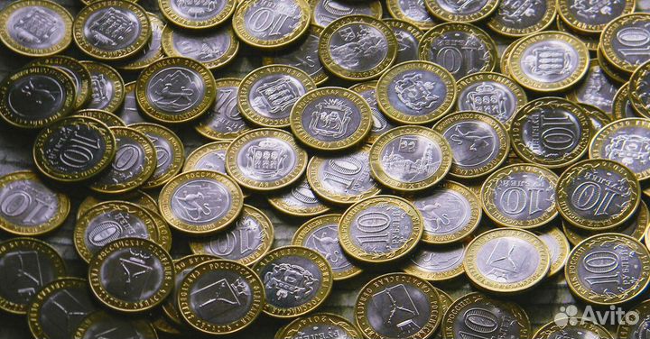 10 рублевые монеты обмен