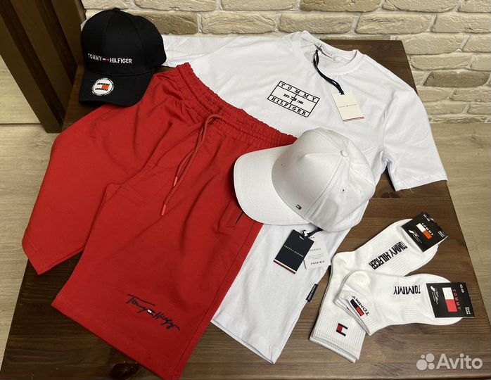 Носки бейсболки шорты футболки Tommy Hilfiger