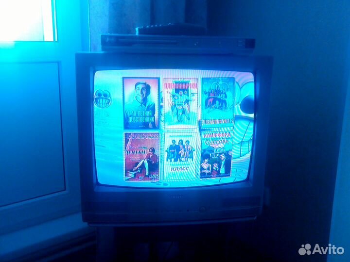 Телевизор цветной 50 см + DVD плеер LG в хор. сост