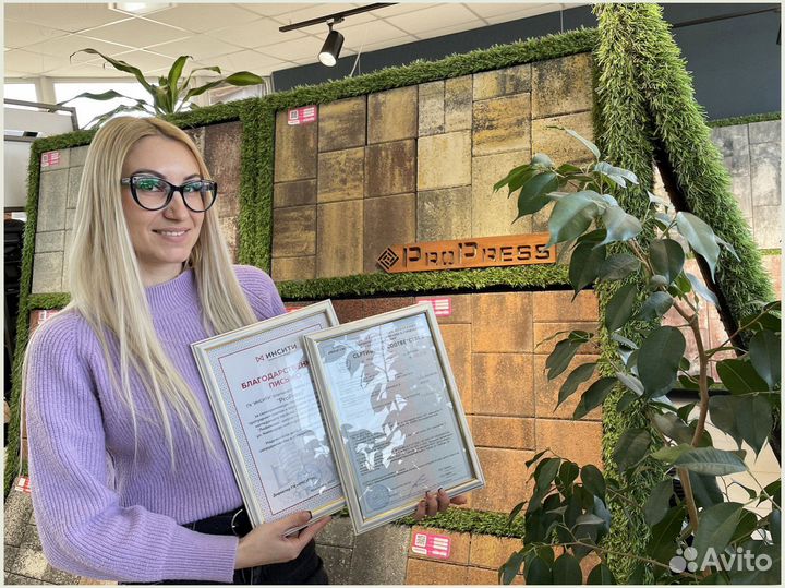 Тротуарная плитка и поребрик