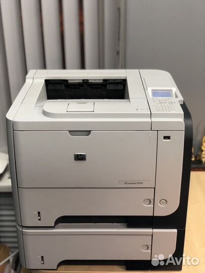 Принтер лазерный HP laserjet P3015. 2 лотка
