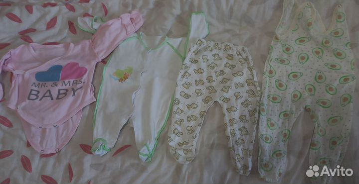 Пакет детских вещей 0-6 мес