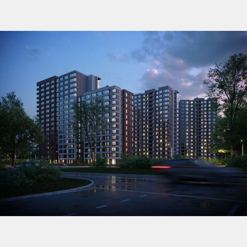 1-к. квартира, 38 м², 2/18 эт.