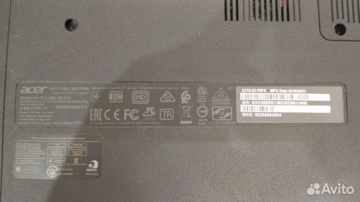 Ноутбук acer n17c4