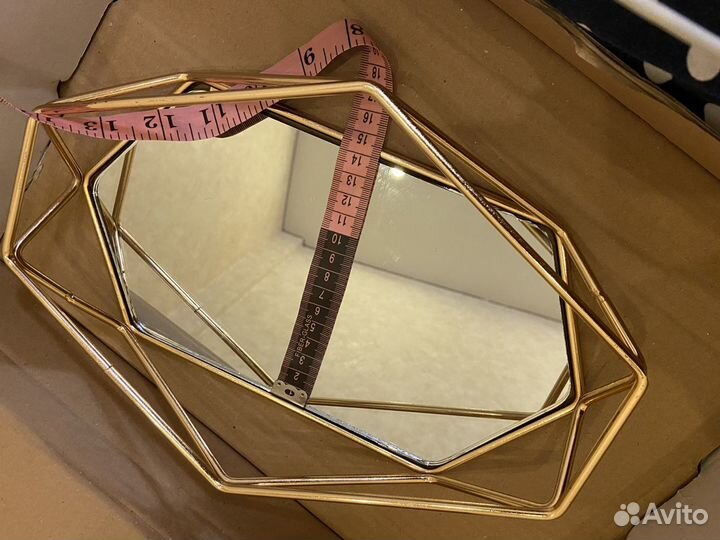 Зеркальный декоративный поднос