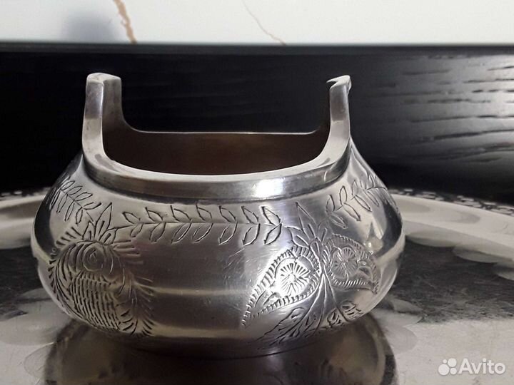 Роскошный чайный сервиз латунь