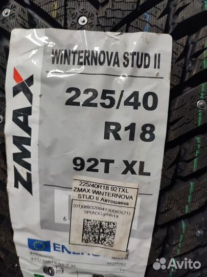 Zmax Winternova Stud II 225/40 R18