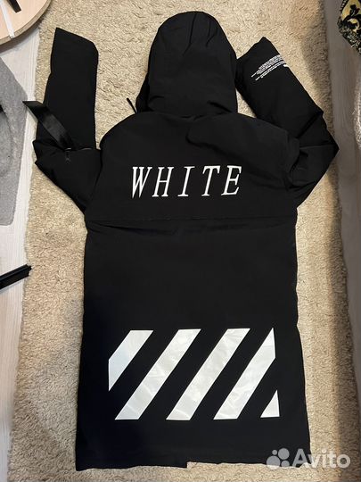 Парка off white