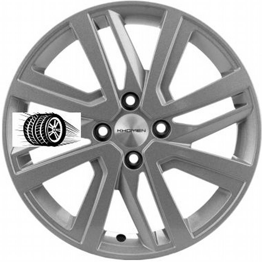 Литые диски Khomen Wheels 6×R16 4×100