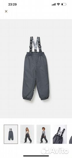 Полукомбинезон демисезонный Бангли, Графит, 116