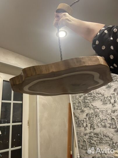 Светильник светодионый дизайнерский(дерево)