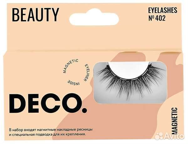 Накладные ресницы №402 магнитные с подводкой