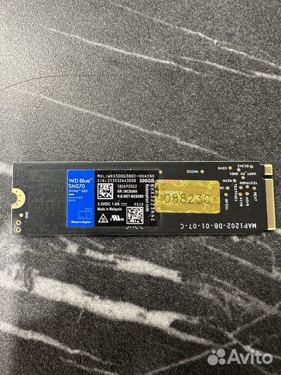 Ssd m2 nvme 500gb WD