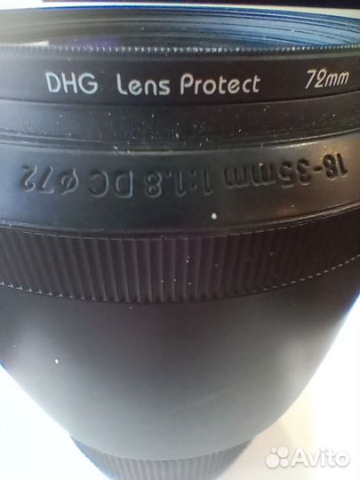 Объектив Sigma 18 35mm 1.8 art canon