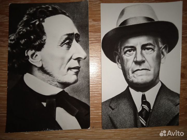 Открытки из СССР. Писатели