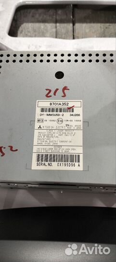 Штатная магнитола mitsubishi asx 2010 г