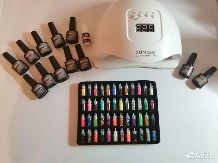 Новый набор для наращивания и гель лака