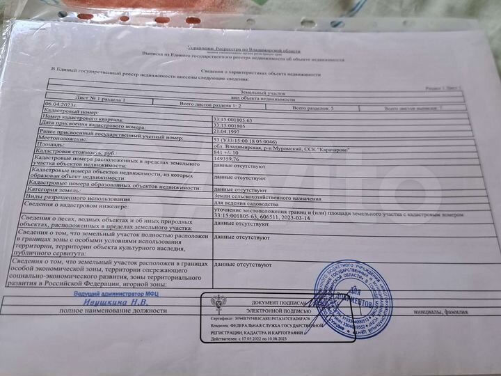Участок 8,4 сот. (СНТ, ДНП)