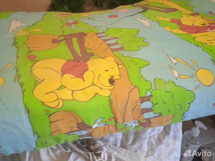 Детская кровать с люлькой и матрасом