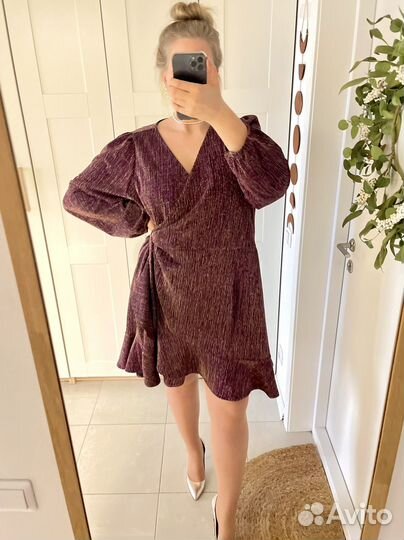 Платье с люрексом праздничное