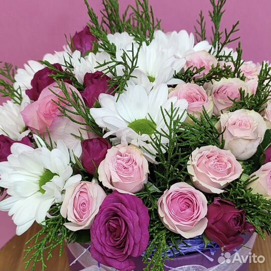 Цветы в коробке 594 (вн)