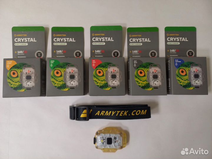 Armytek Фонари налобные Crystal (разноцветные)