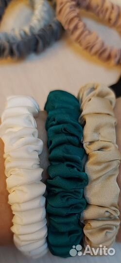 Набор резинок для волос 3шт., мешочек для хранения