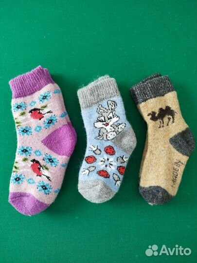 Шерстяные носки