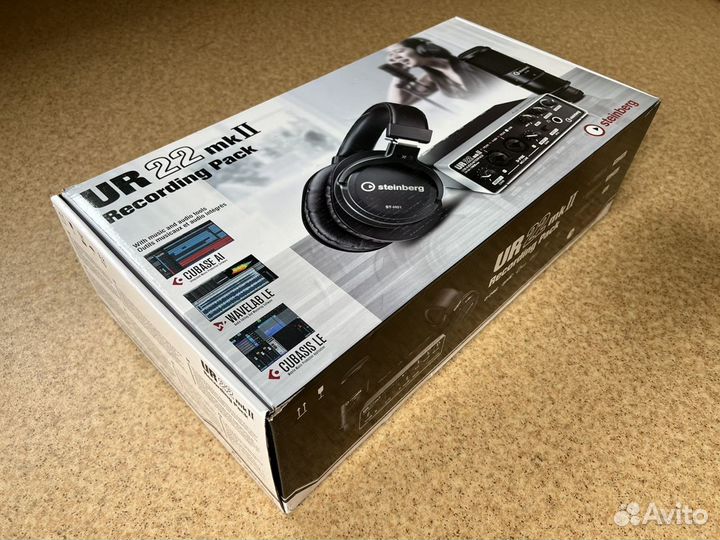 Новый Steinberg UR22 mkii Recording Pack