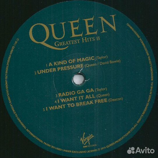 Винил Queen - Greatest Hits ll