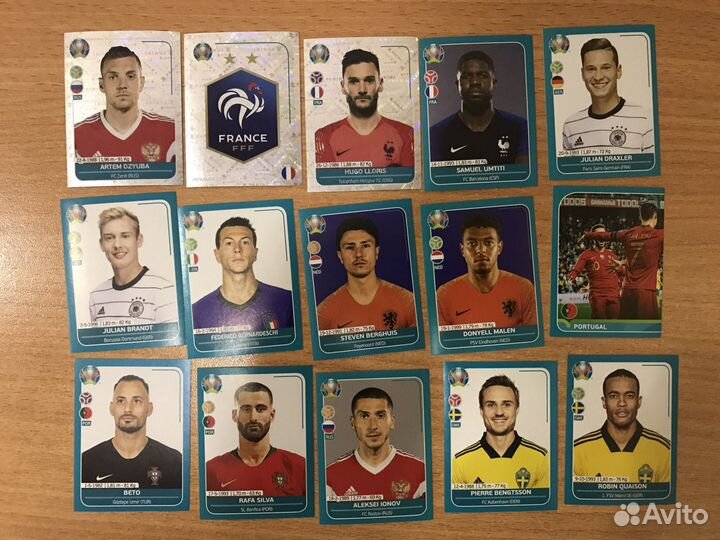 Наклейки Panini Евро 2020