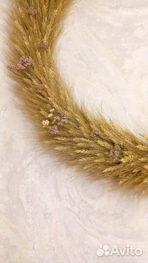 Венок из сухоцветов