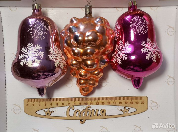 Елочные игрушки СССР
