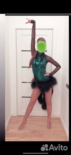 Платье для бальных танцев Латина ю2, молодежь