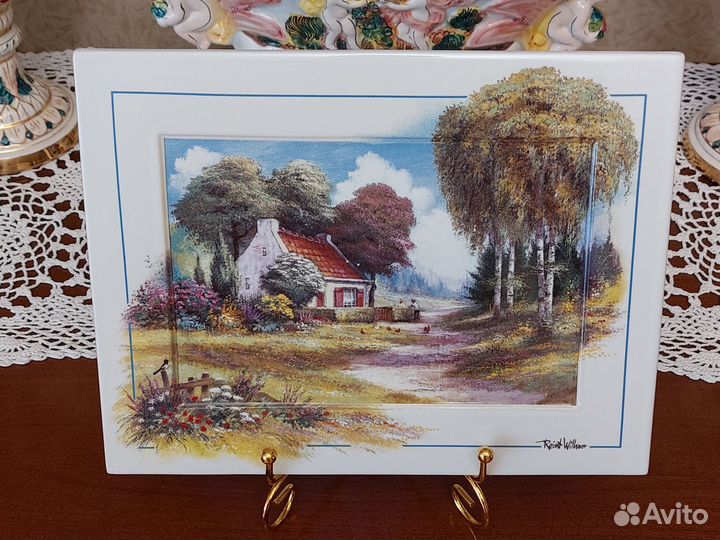 Панно/плакетка. Фарфор коллекционный. Германия