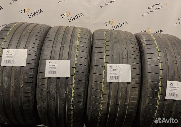 Continental SportContact 6 285/35 R23 94Y