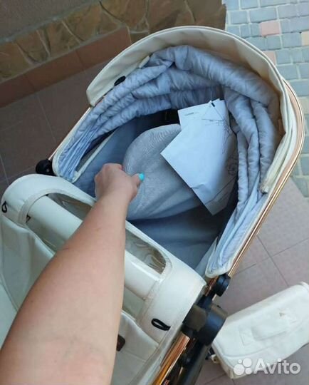 Коляска новая Luxmom 3в1. Экокожа