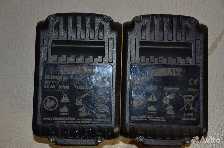 Dewalt батарея