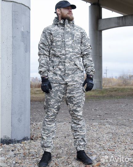 Костюм горка 5 Серая цифра Деми