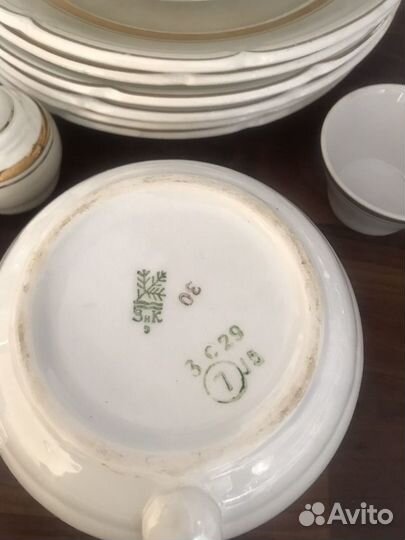 Столовый сервиз СССР на 6 персон