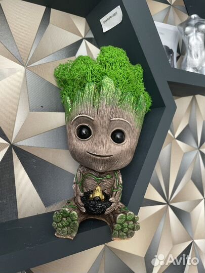 Декор для дома в подарок на новый год Грут марвел