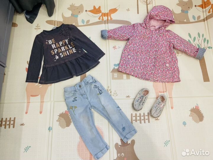 Вещи пакетом на девочку 98 104 110 next