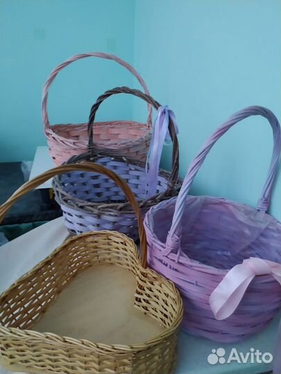 Подарочные плетёные корзины