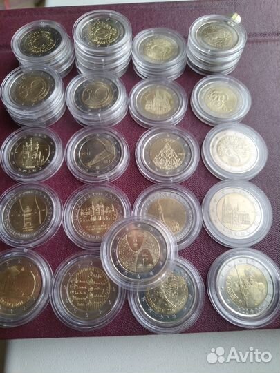 Монеты 2 евро юбилейные