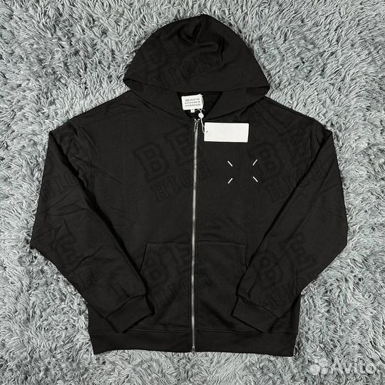 Зип худи maison margiela basic logo