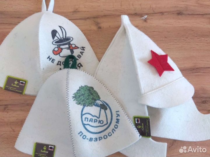 Шапки для бани и сауны