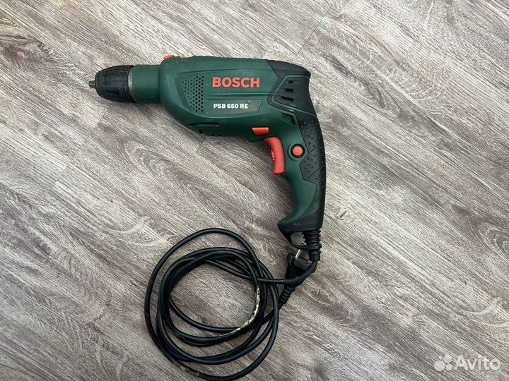 Ударная дрель bosch psb 650 re